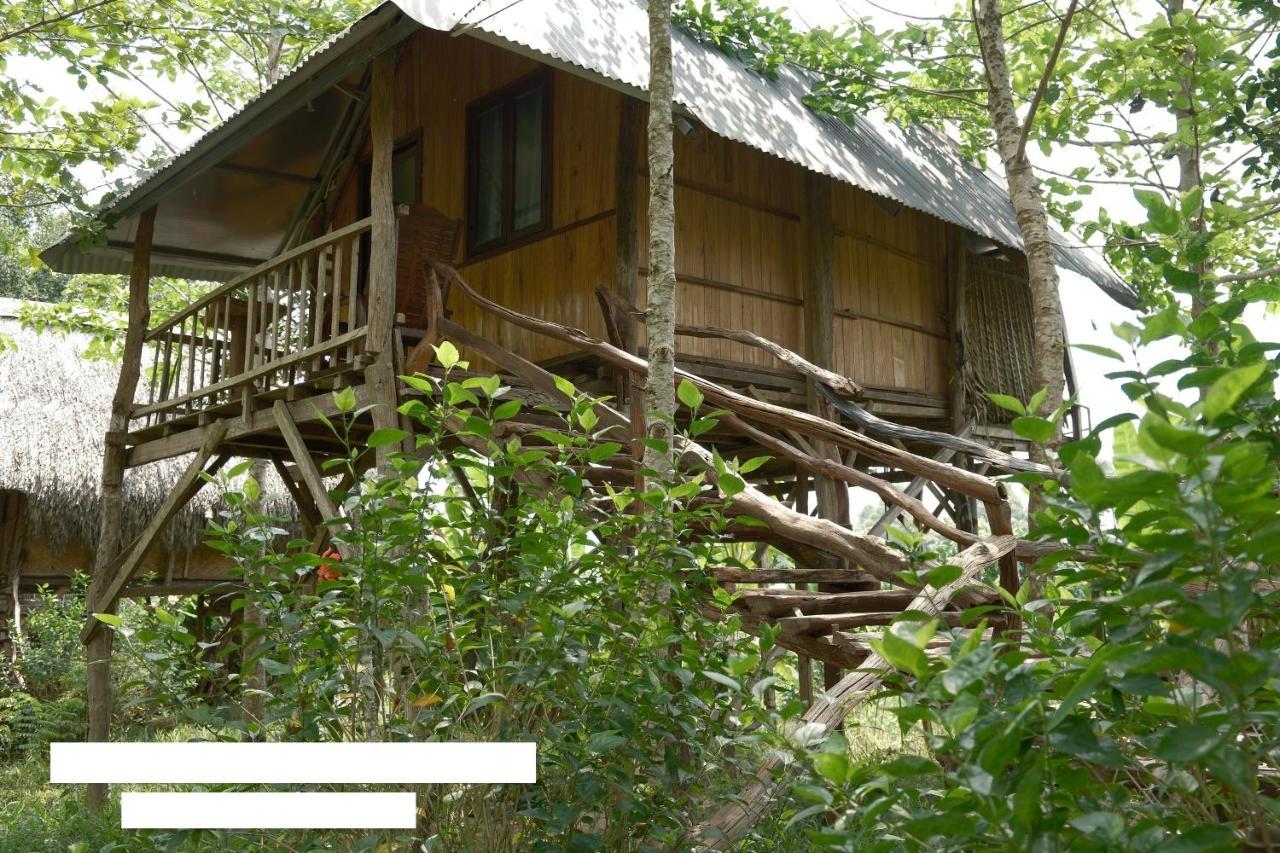 הוילה קאט טיין Sunny Field Eco Stilt House מראה חיצוני תמונה