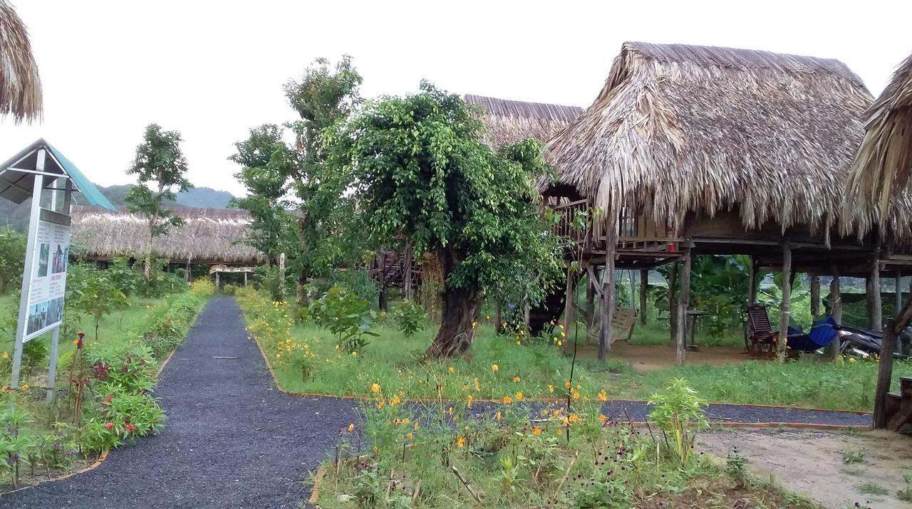 הוילה קאט טיין Sunny Field Eco Stilt House מראה חיצוני תמונה