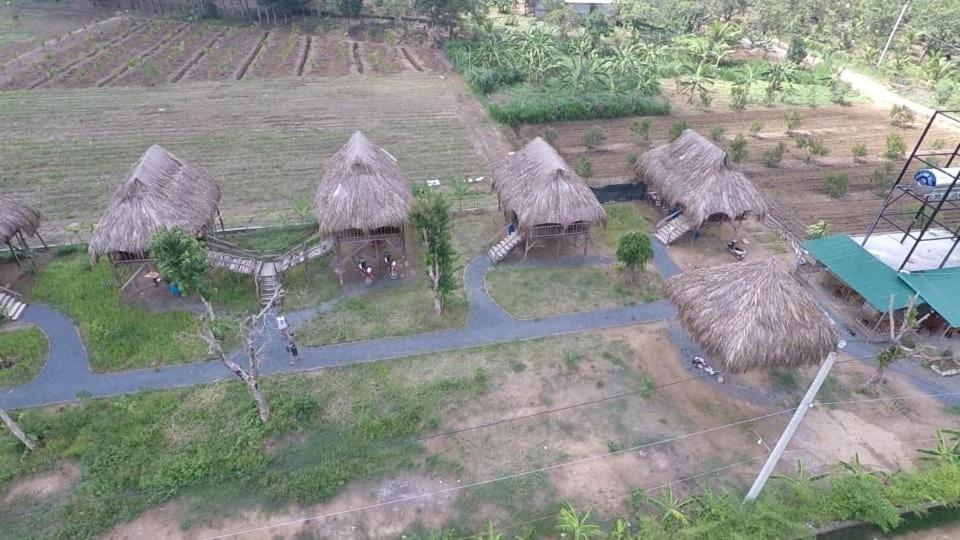 הוילה קאט טיין Sunny Field Eco Stilt House מראה חיצוני תמונה