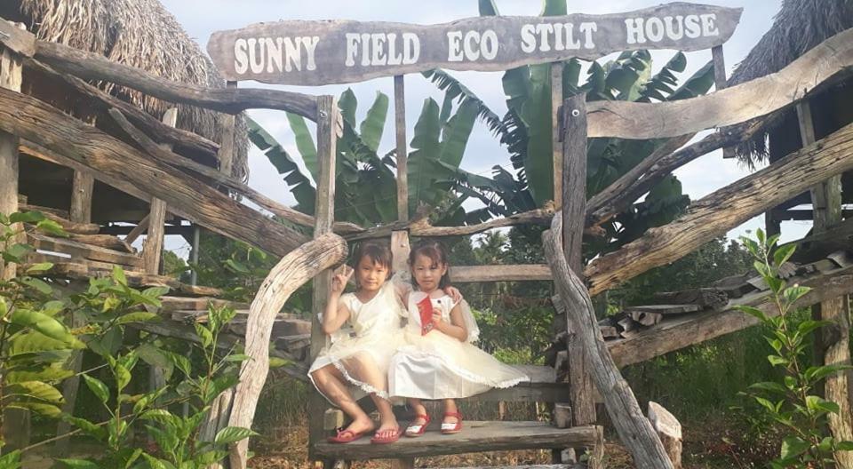 הוילה קאט טיין Sunny Field Eco Stilt House מראה חיצוני תמונה